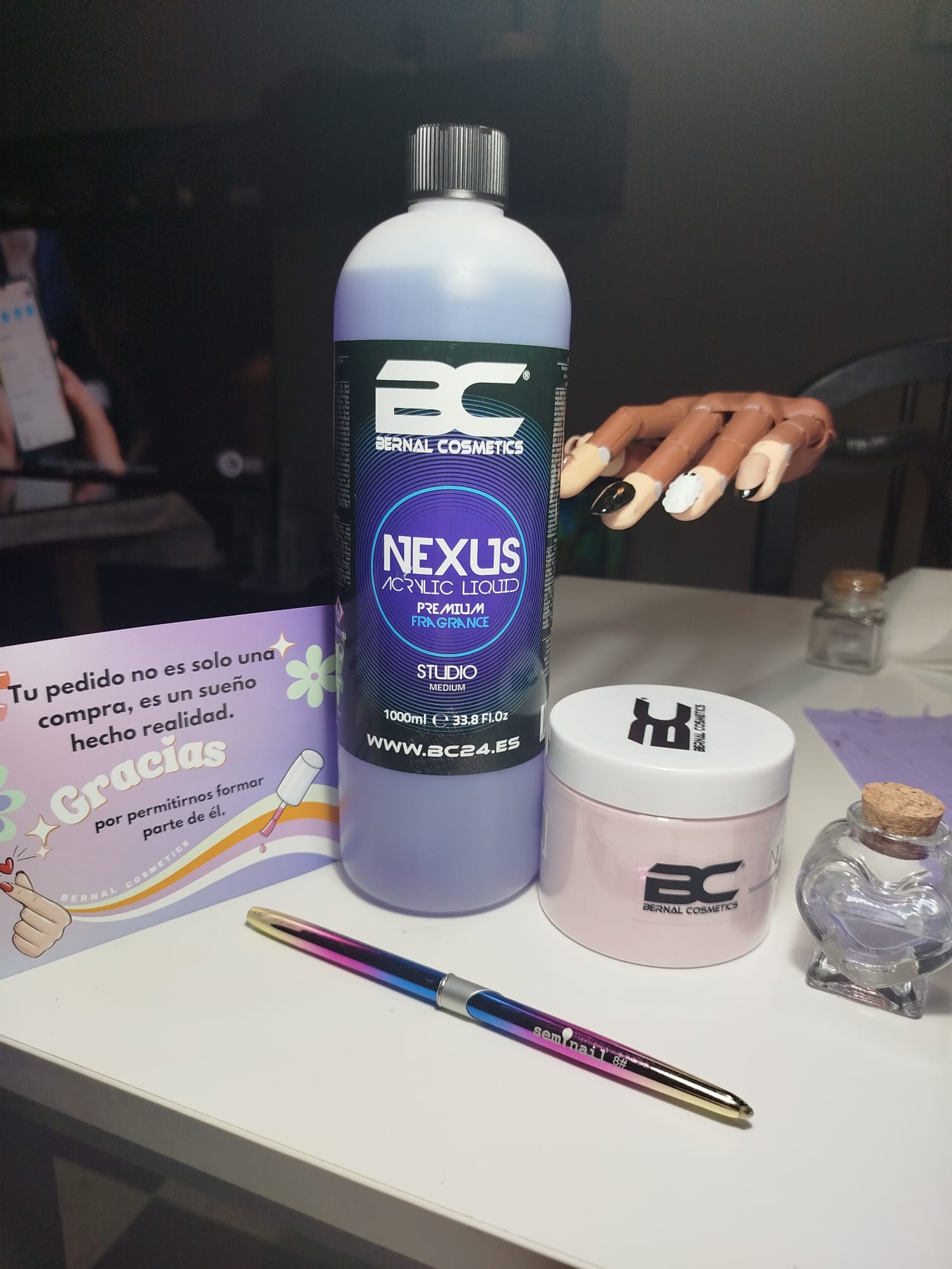 Material profesional de Blindaje Nails